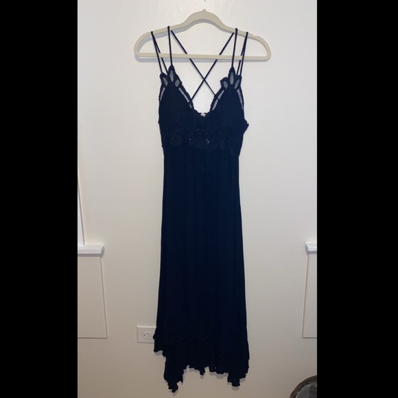 black bralette dress high low - Picture 2 of 2